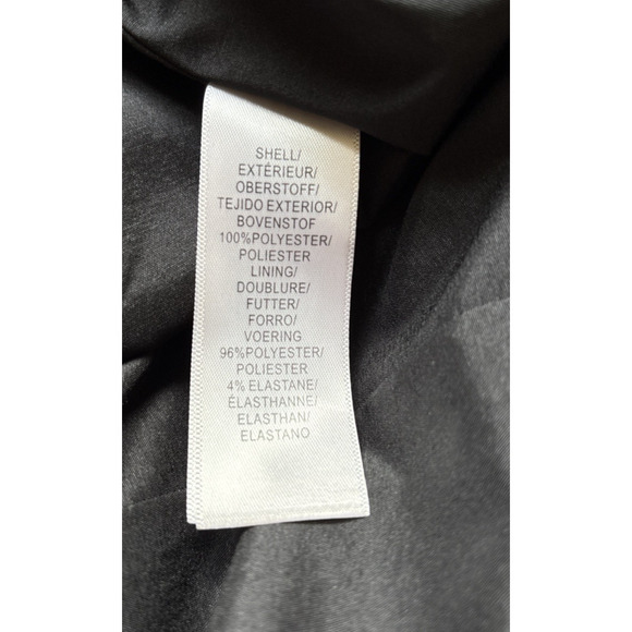 Aidan Mattox Strapless Floral Maxi Dress Women's 12 Black Hi-Low Ruffle Party - Picture 12 of 13